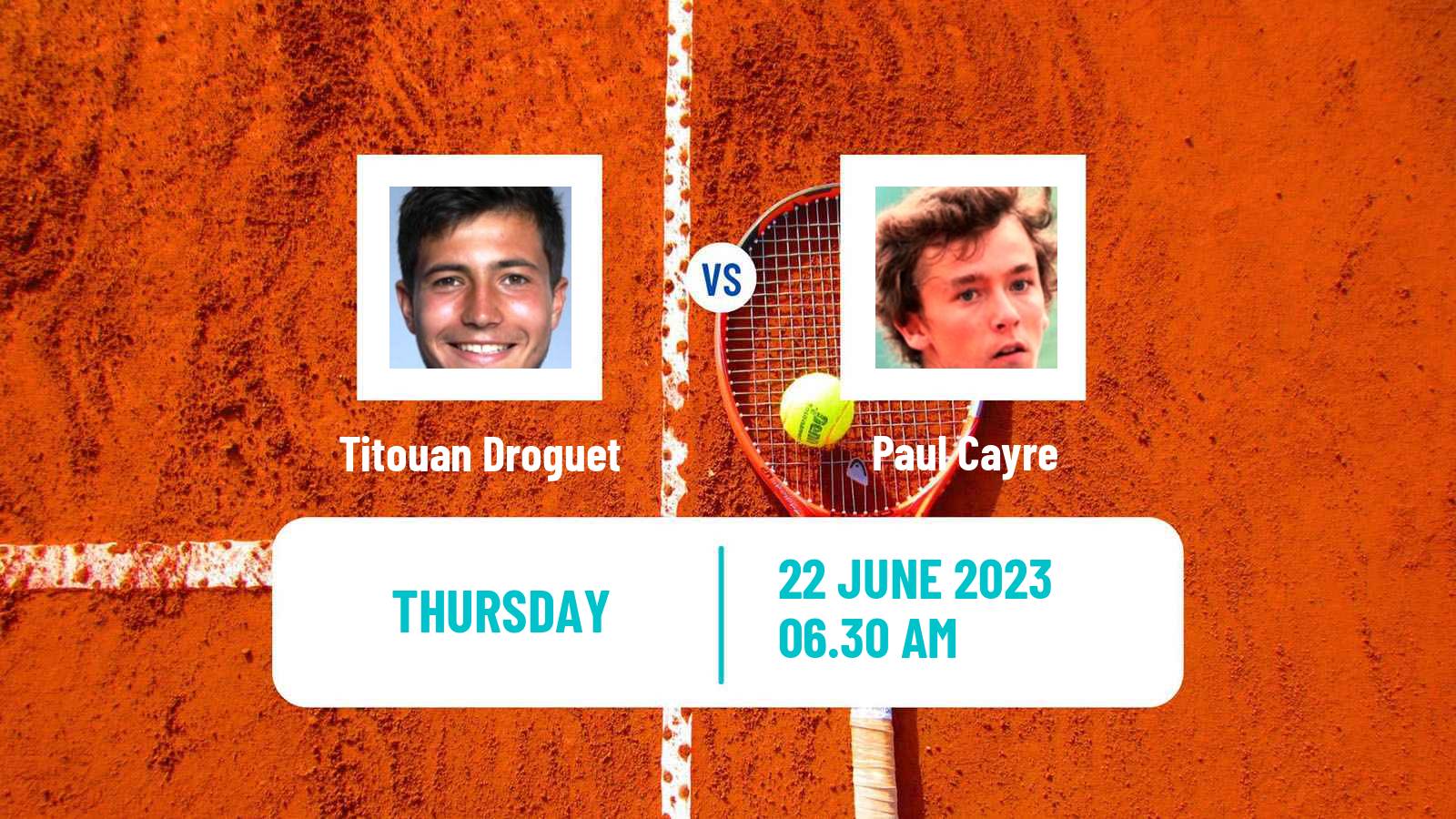 Tennis ITF M25 Montauban Men Titouan Droguet - Paul Cayre