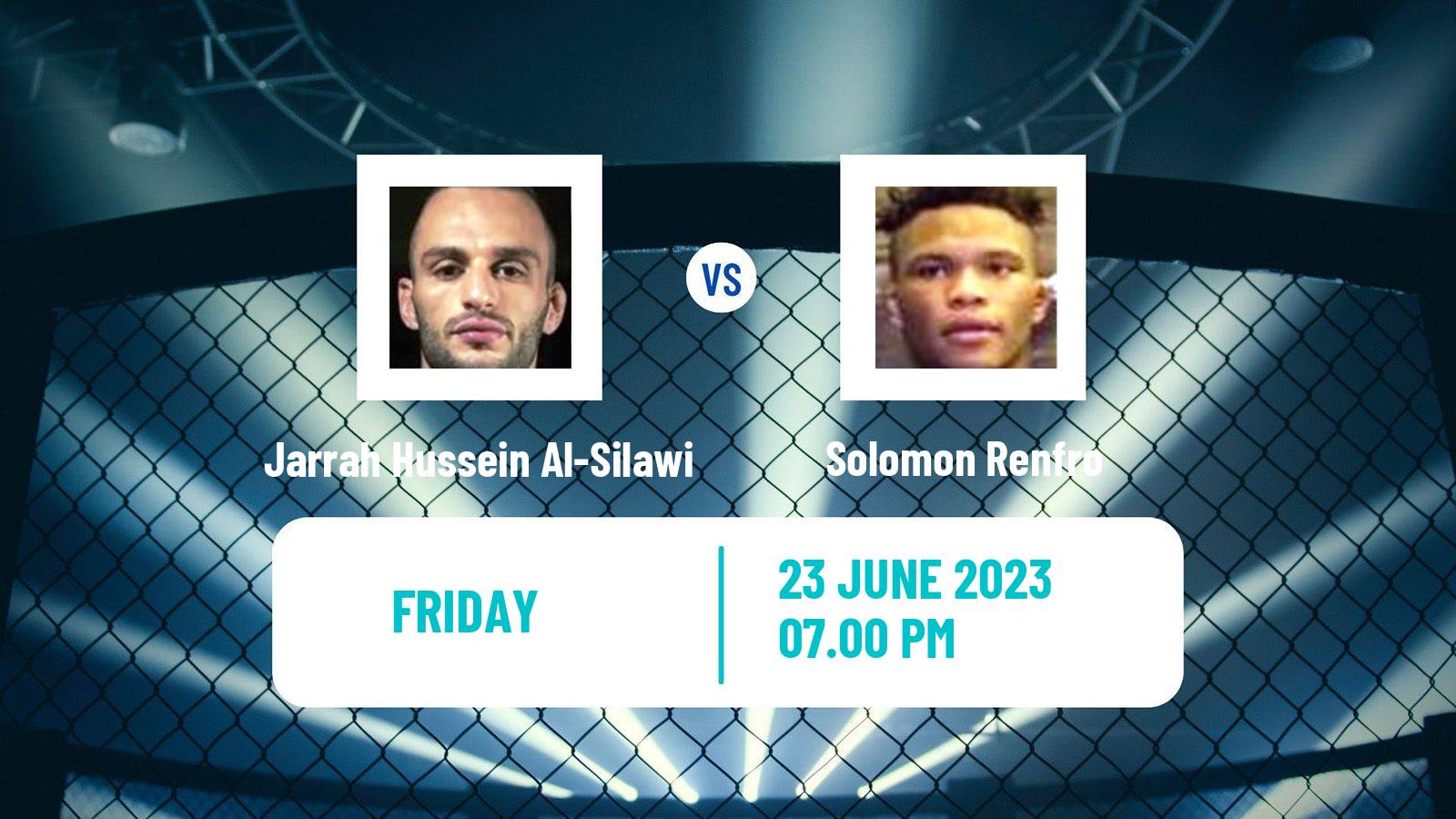 MMA Welterweight Pfl Men Jarrah Hussein Al-Silawi - Solomon Renfro