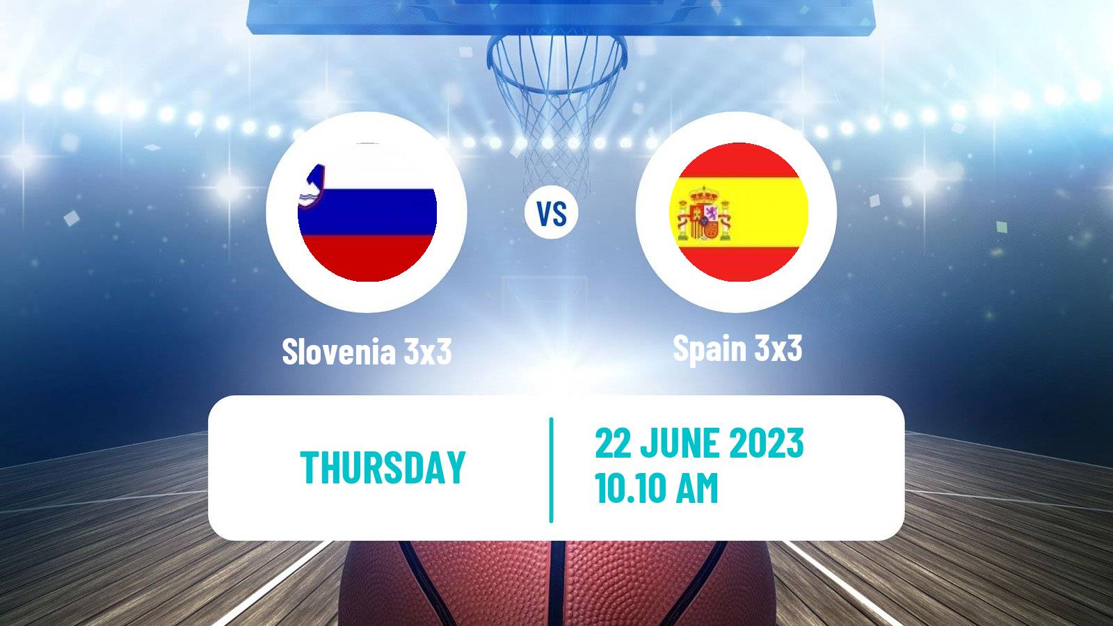 Basketball European Games 3x3  Slovenia 3x3 - Spain 3x3