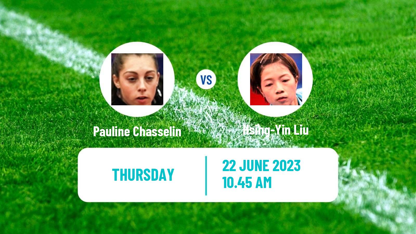 Table tennis Wtt Contender Tunis Women Pauline Chasselin - Hsing-Yin Liu