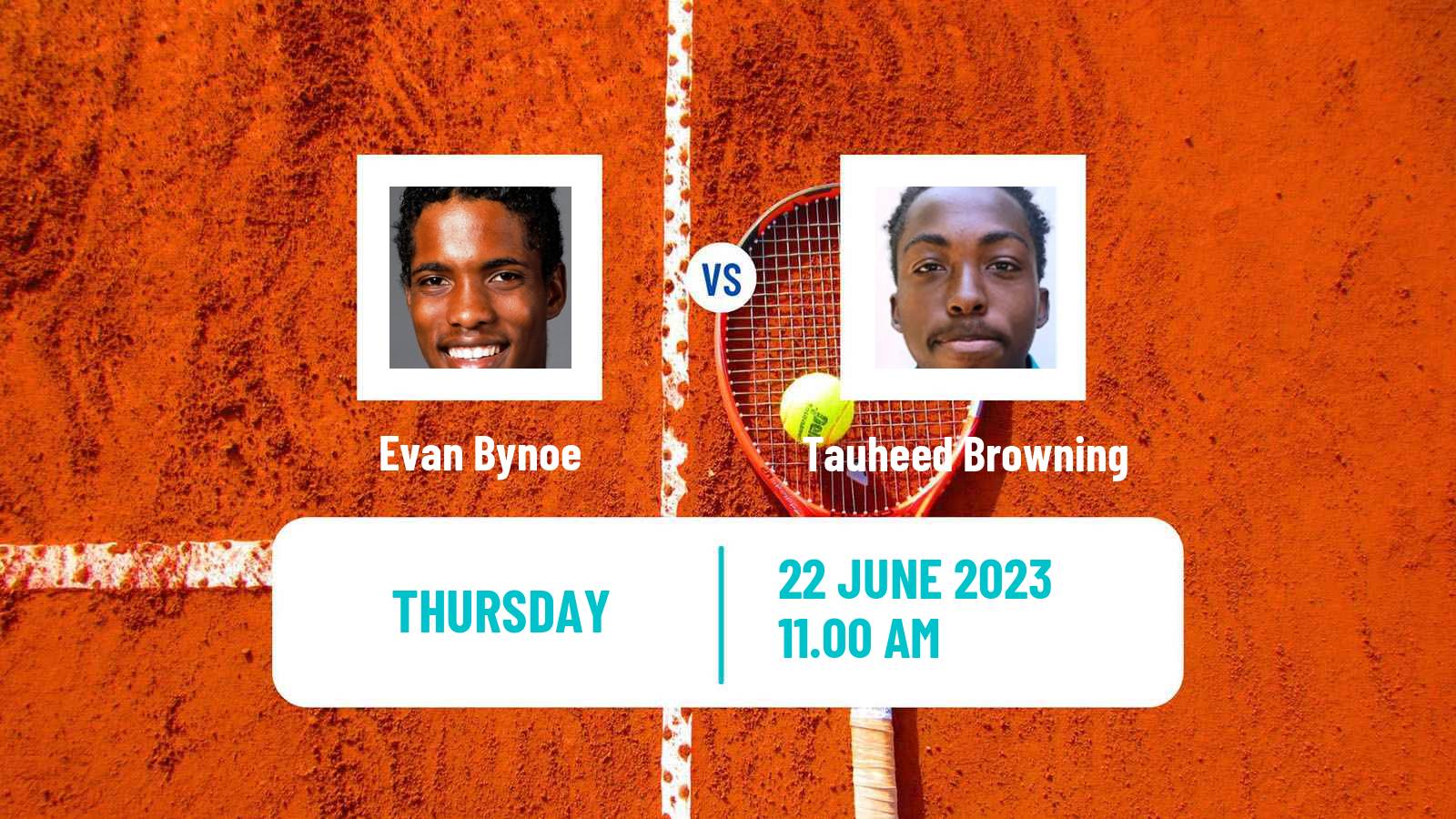 Tennis ITF M15 Santo Domingo Men Evan Bynoe - Tauheed Browning