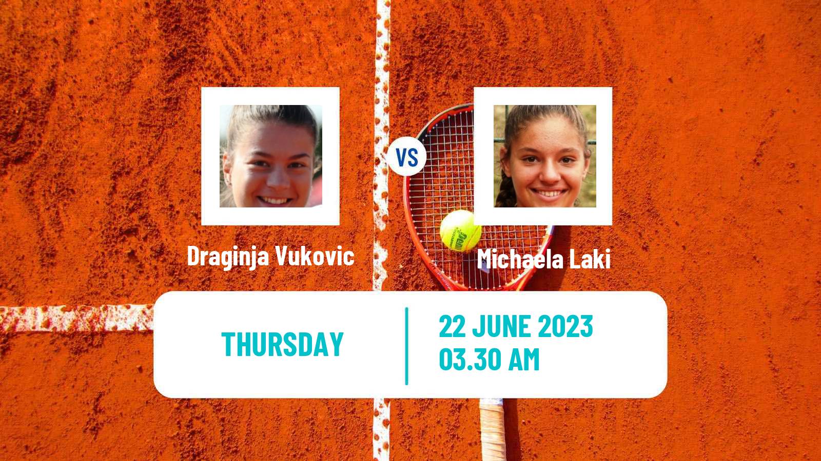 Tennis ITF W15 Prokuplje Women Draginja Vukovic - Michaela Laki