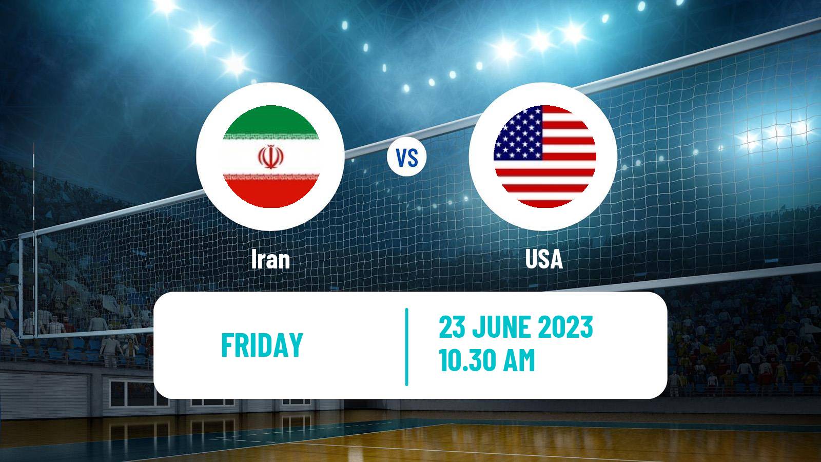 Volleyball Nations League Volleyball Iran - USA