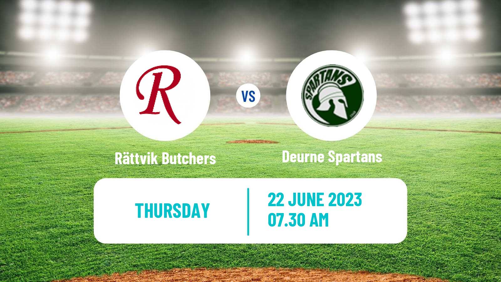 Baseball  Federations Cup Baseball Rättvik Butchers - Deurne Spartans