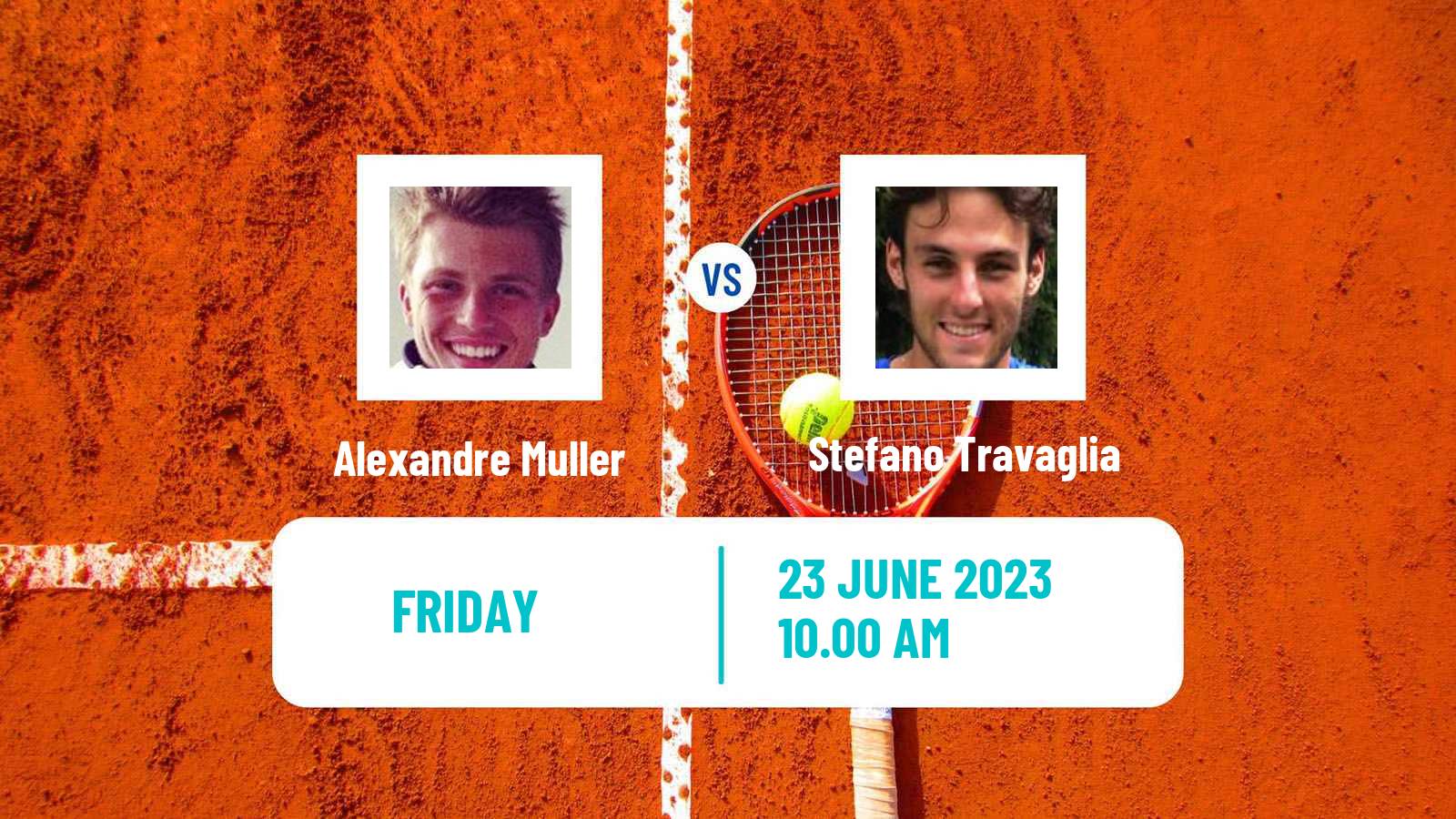 Tennis Parma Challenger Men Alexandre Muller - Stefano Travaglia