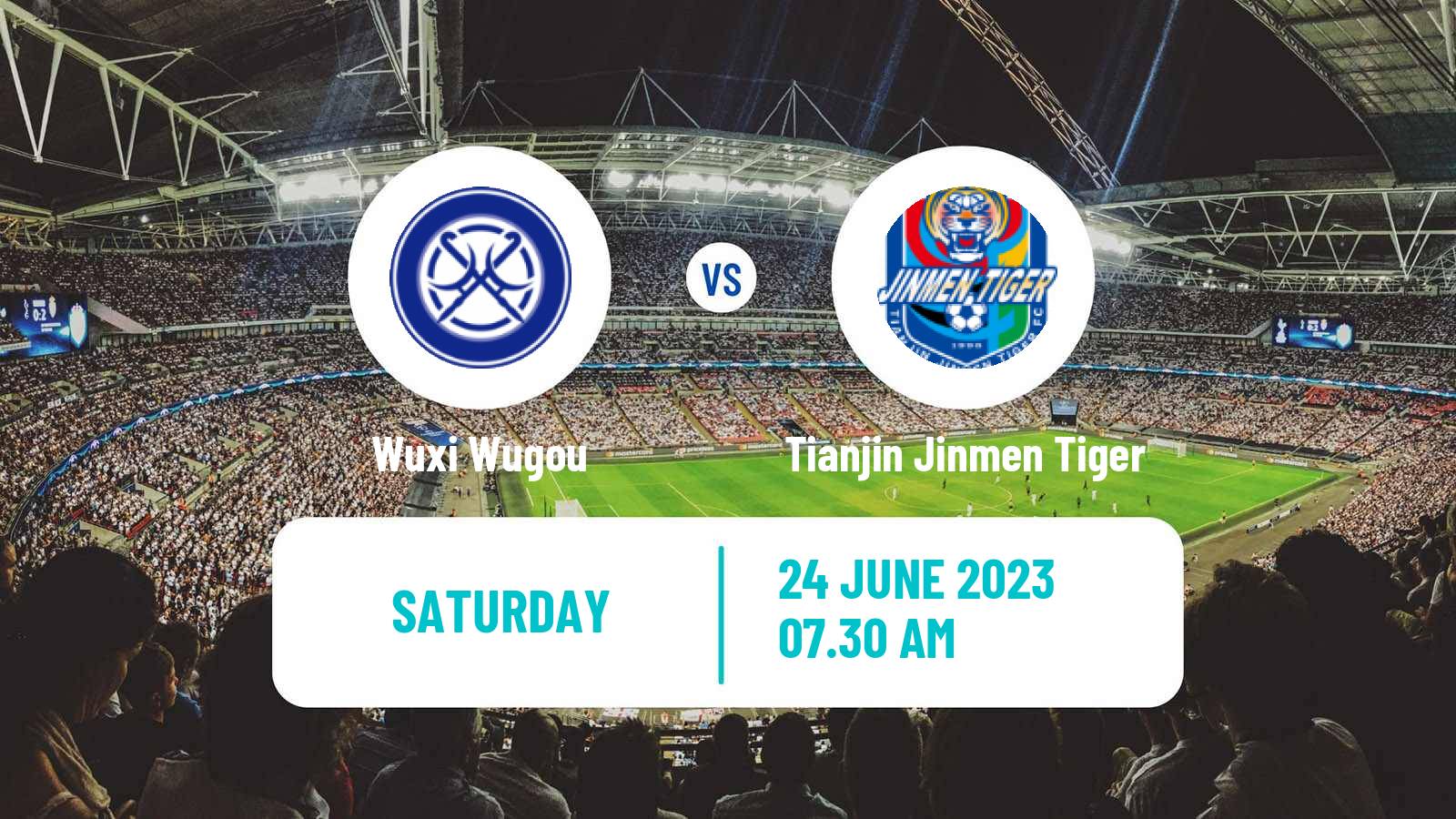 Soccer Chinese FA Cup Wuxi Wugou - Tianjin Jinmen Tiger