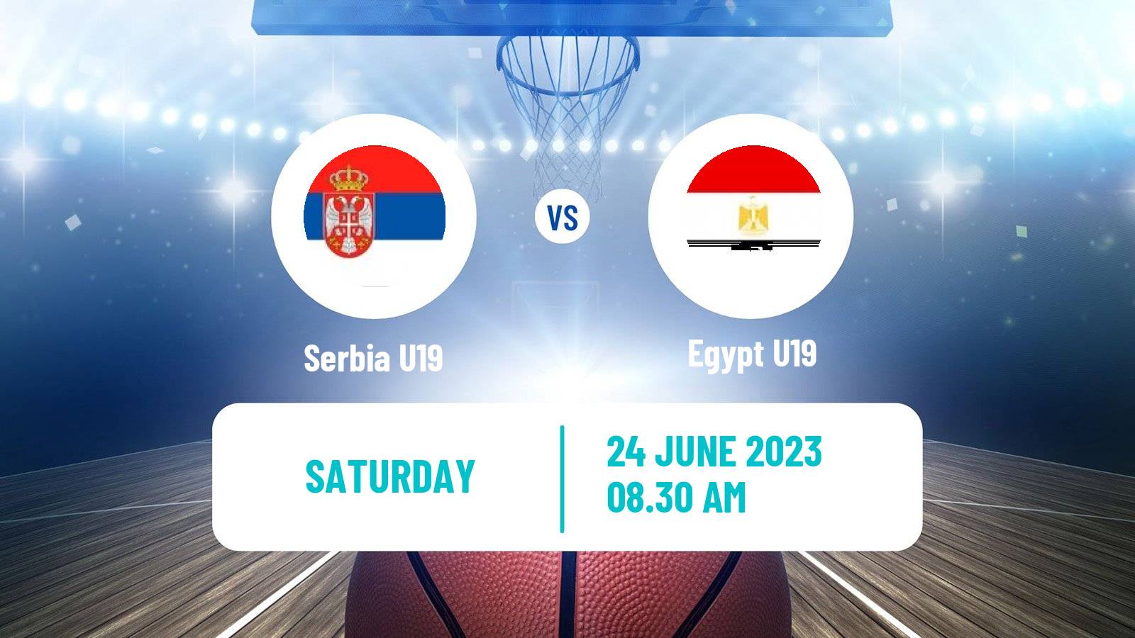 Basketball World Championship U19 Basketball Serbia U19 - Egypt U19