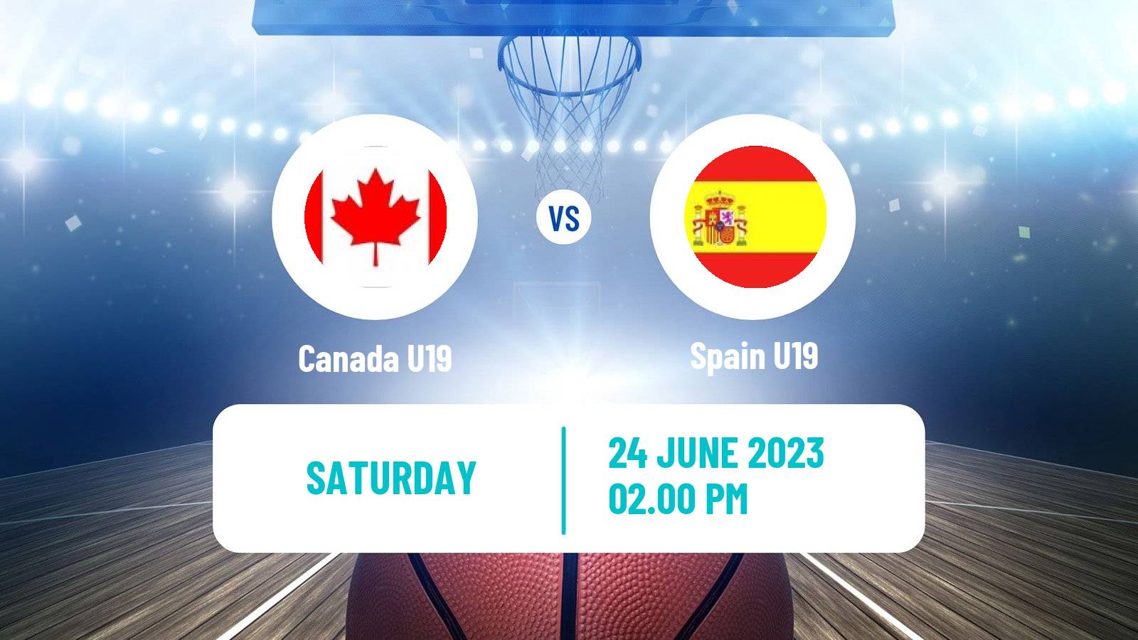 Basketball World Championship U19 Basketball Canada U19 - Spain U19