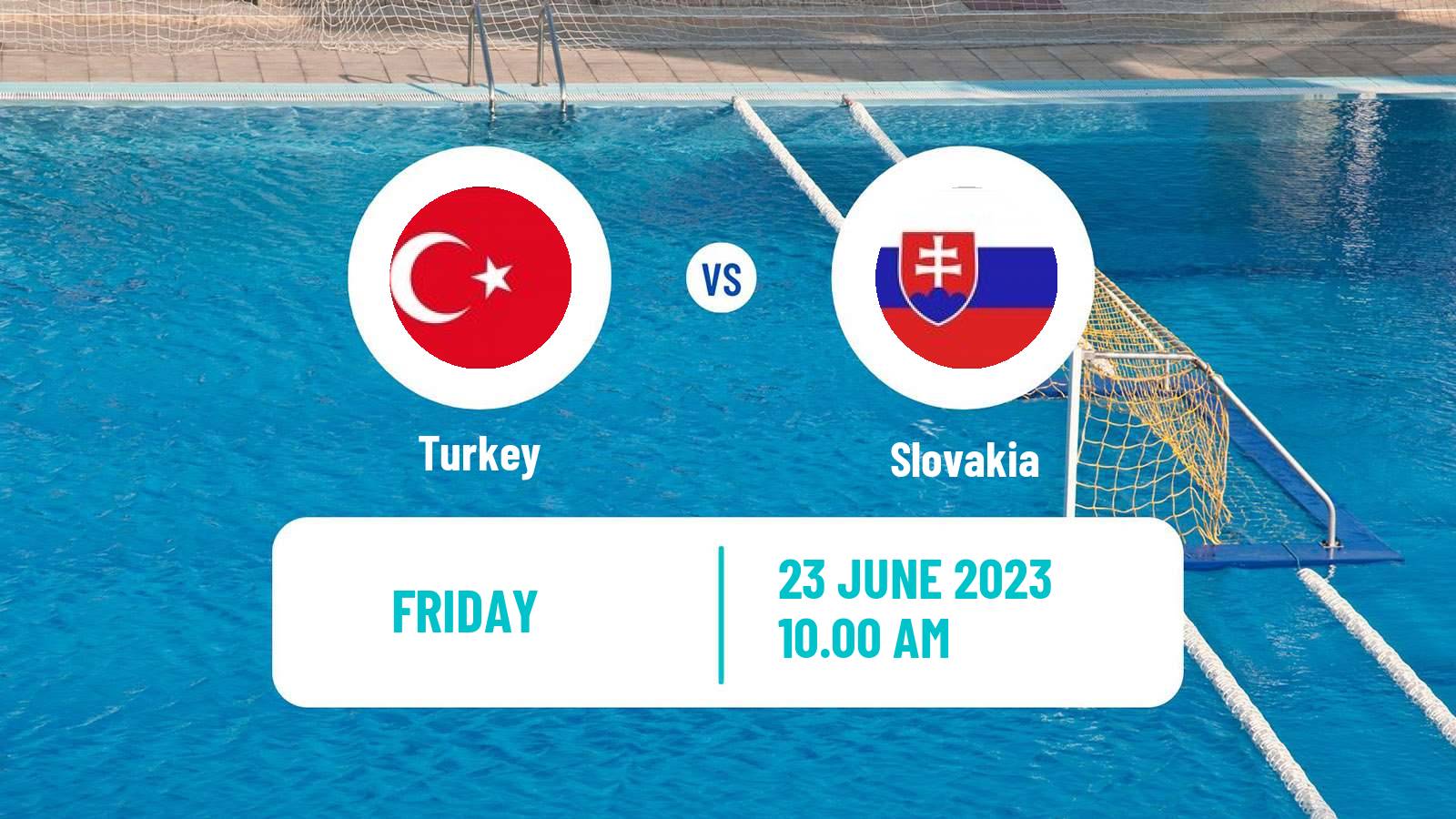 Water polo European Championship Water Polo Turkey - Slovakia