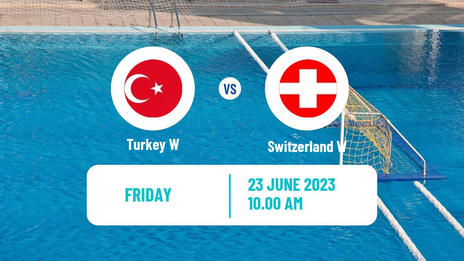 Water polo European Championship Water Polo Women Turkey W - Switzerland W