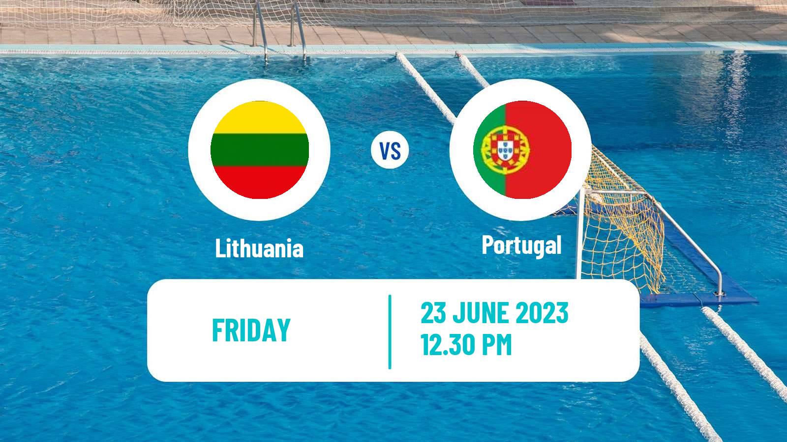 Water polo European Championship Water Polo Lithuania - Portugal