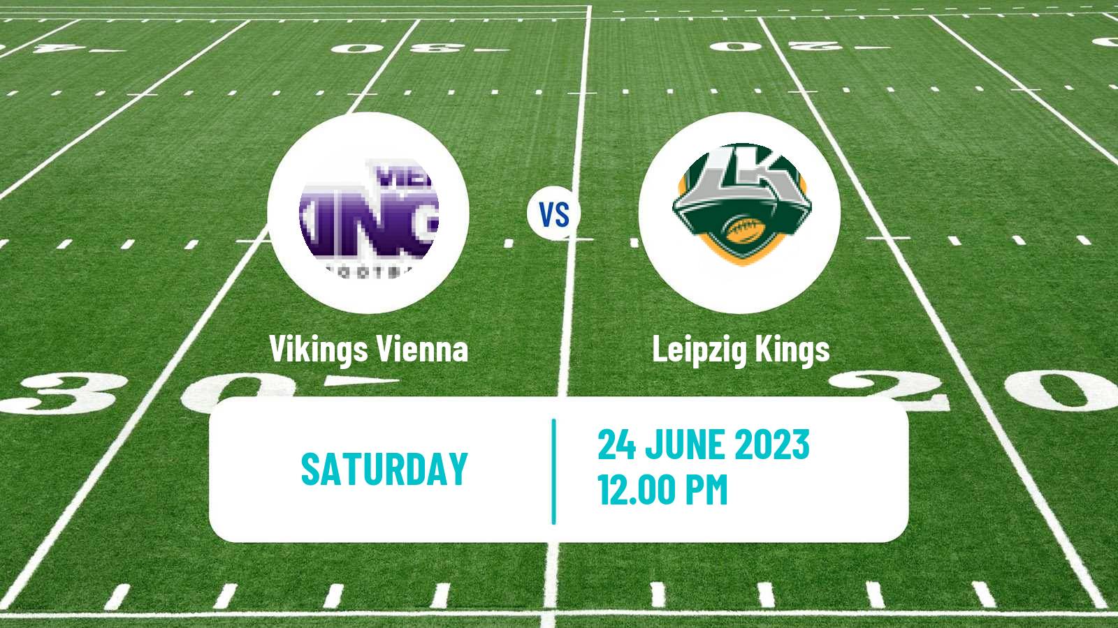 American football European League of American Football Vikings Vienna - Leipzig Kings