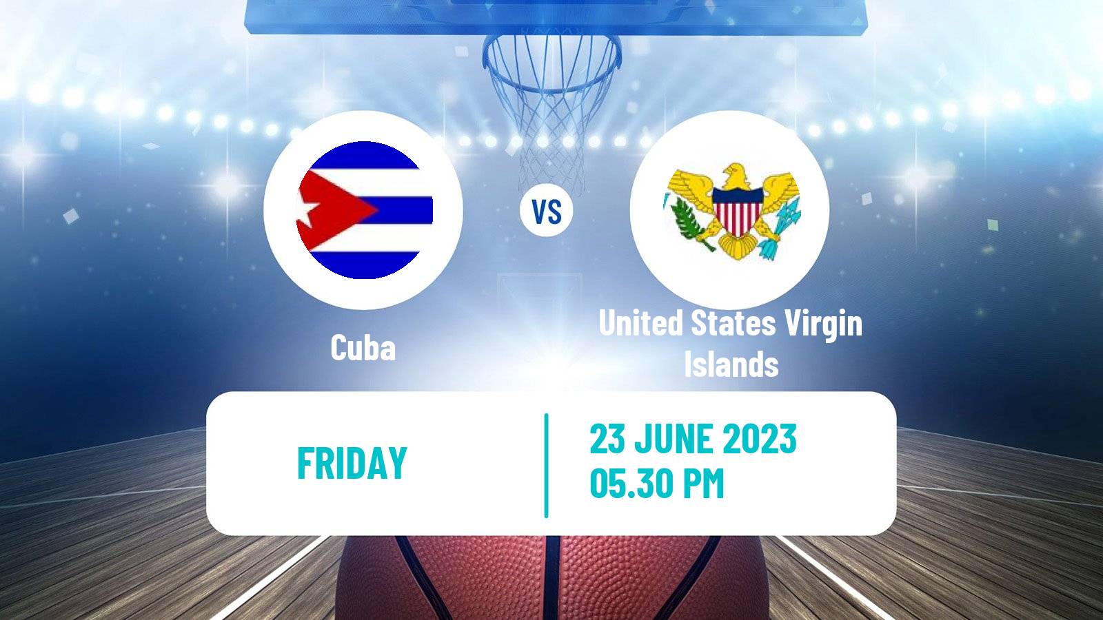 Basketball AmeriCup Basketball Cuba - United States Virgin Islands