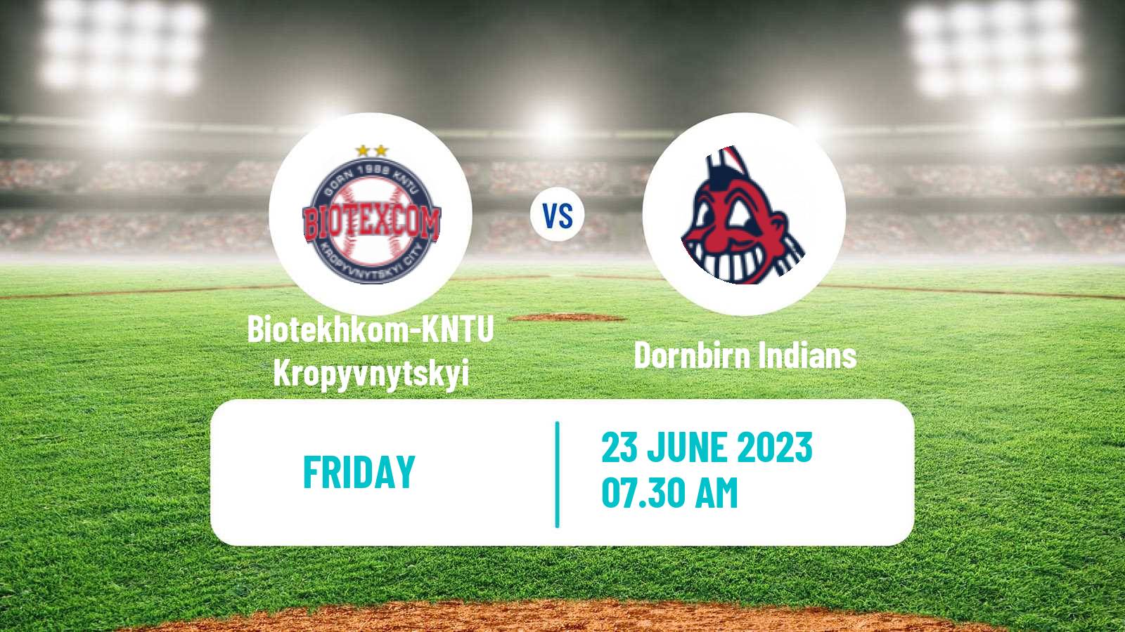 Baseball  Federations Cup Baseball Biotekhkom-KNTU Kropyvnytskyi - Dornbirn Indians
