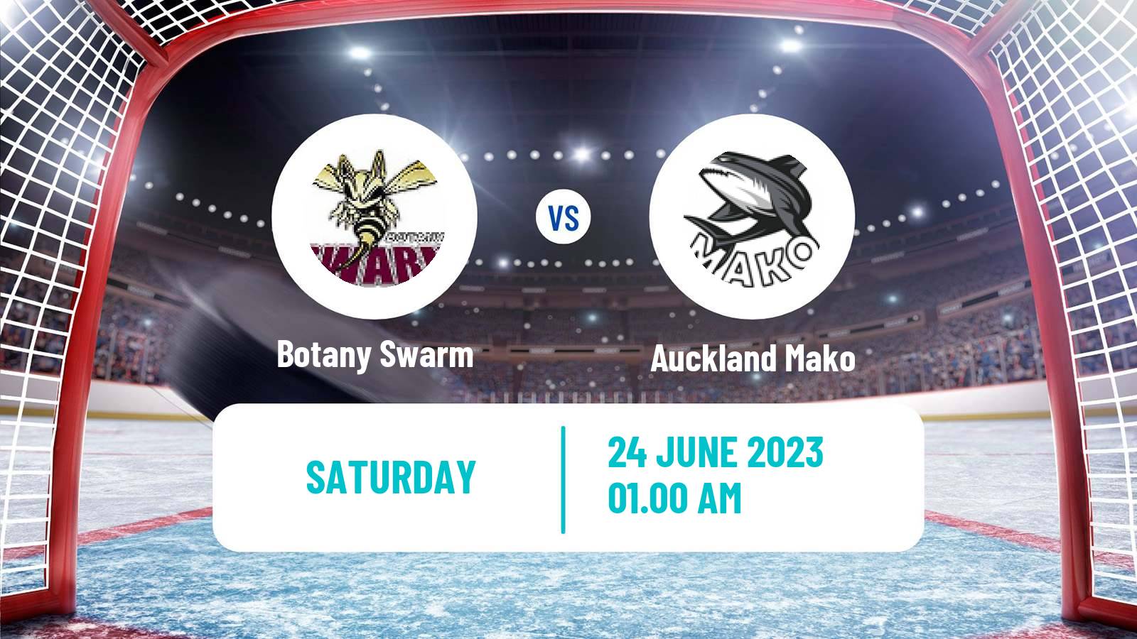 Hockey New Zealand NZIHL Botany Swarm - Auckland Mako
