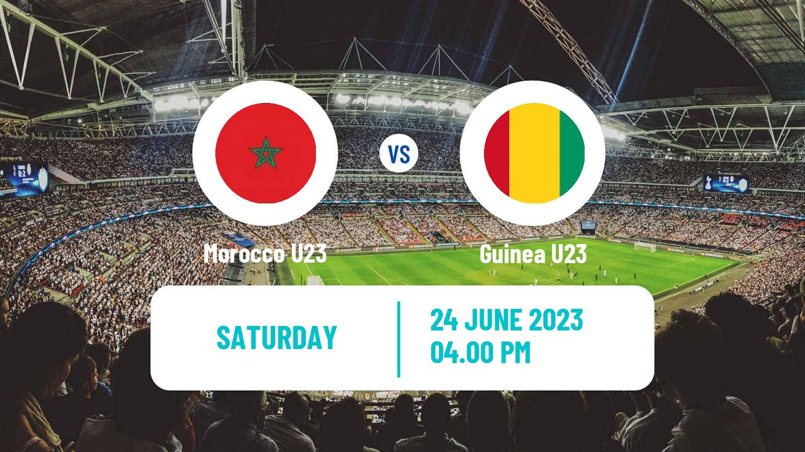 Soccer Africa Cup of Nations U23 Morocco U23 - Guinea U23