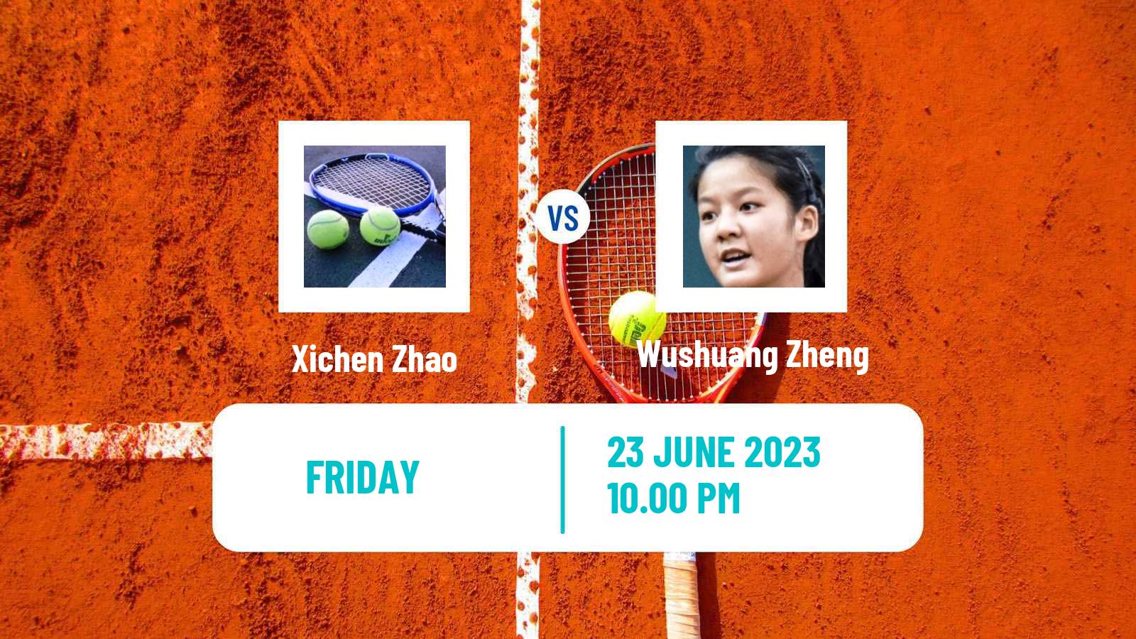 Tennis ITF W15 Tianjin 2 Women Xichen Zhao - Wushuang Zheng