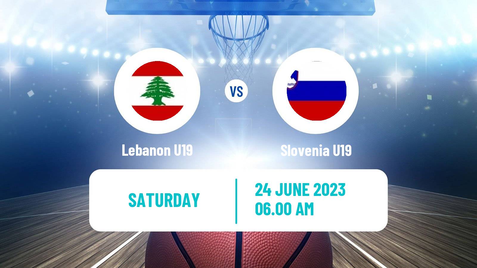 Basketball World Championship U19 Basketball Lebanon U19 - Slovenia U19