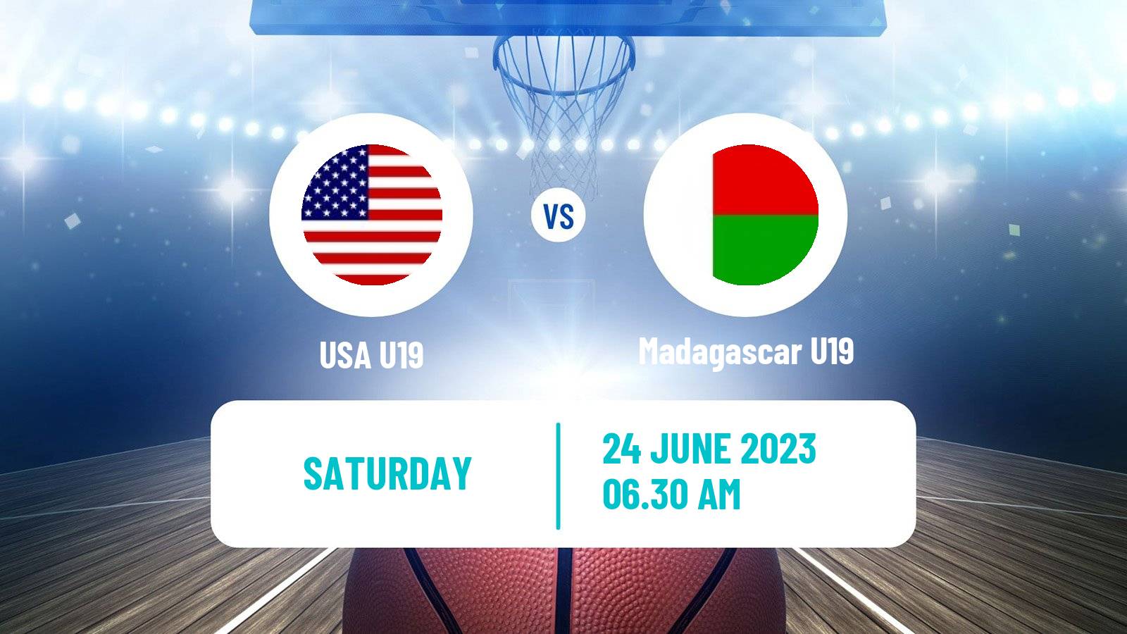 Basketball World Championship U19 Basketball USA U19 - Madagascar U19