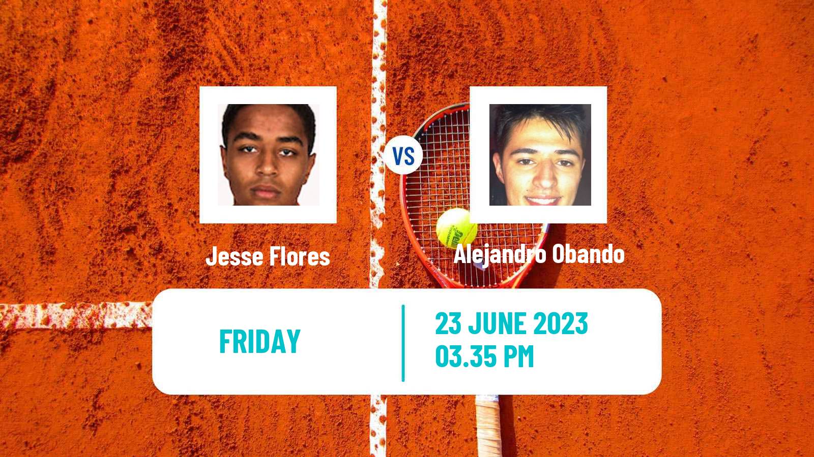 Tennis Davis Cup Group III Jesse Flores - Alejandro Obando