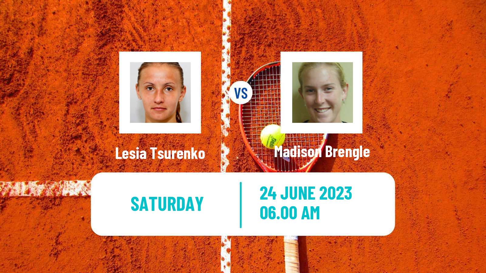 Tennis WTA Eastbourne Lesia Tsurenko - Madison Brengle