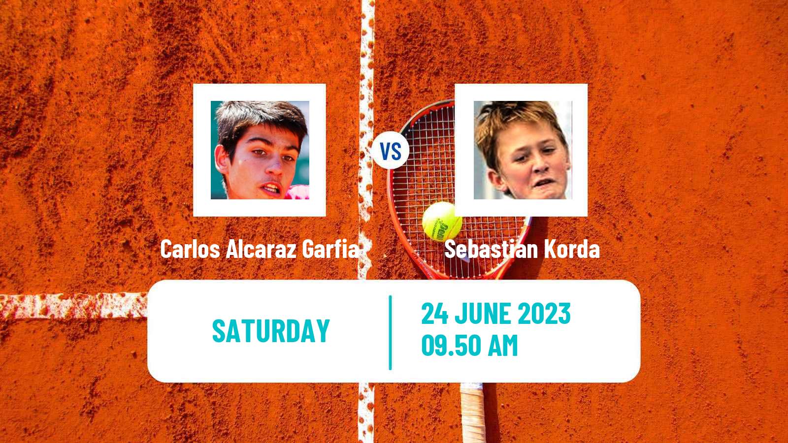 Tennis ATP London Carlos Alcaraz Garfia - Sebastian Korda