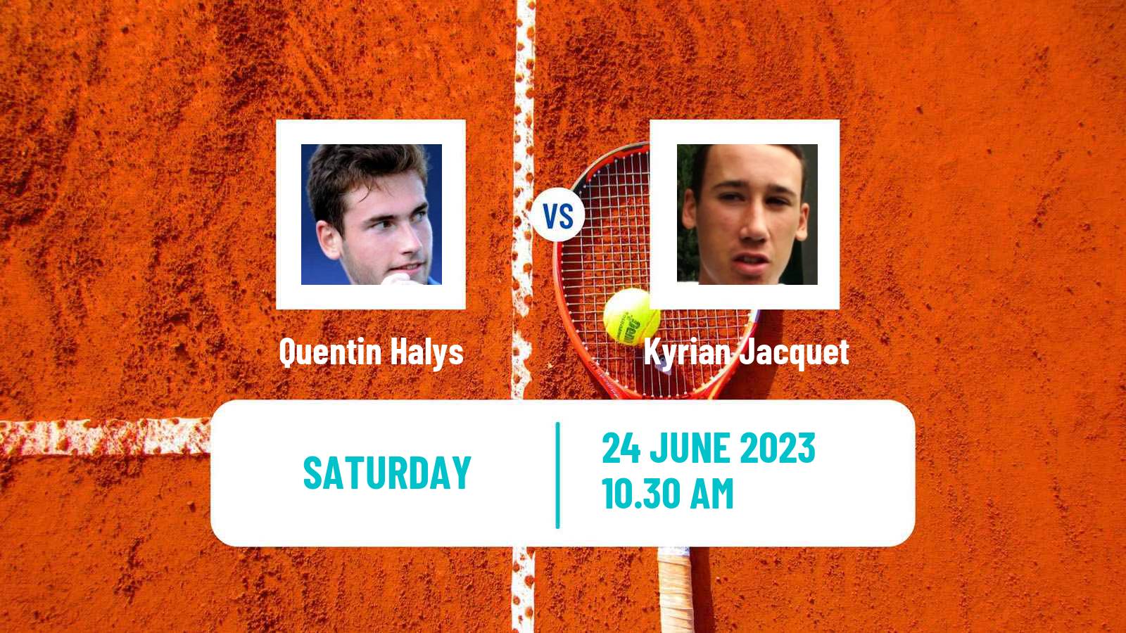 Tennis Blois Challenger Men Quentin Halys - Kyrian Jacquet
