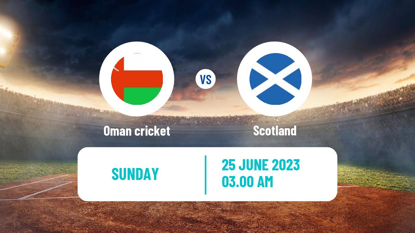 Cricket ICC World Cup Oman - Scotland