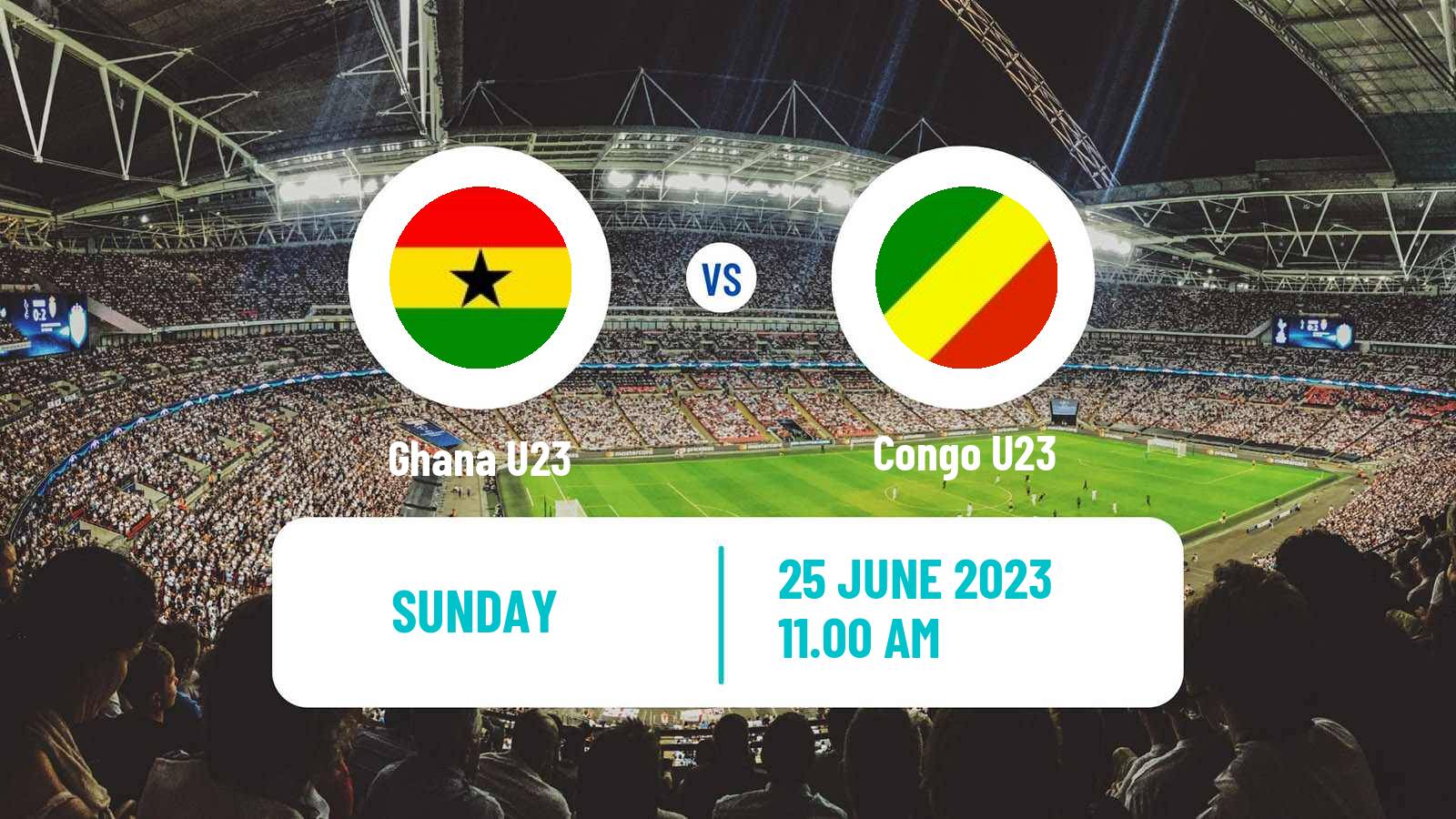 Soccer Africa Cup of Nations U23 Ghana U23 - Congo U23