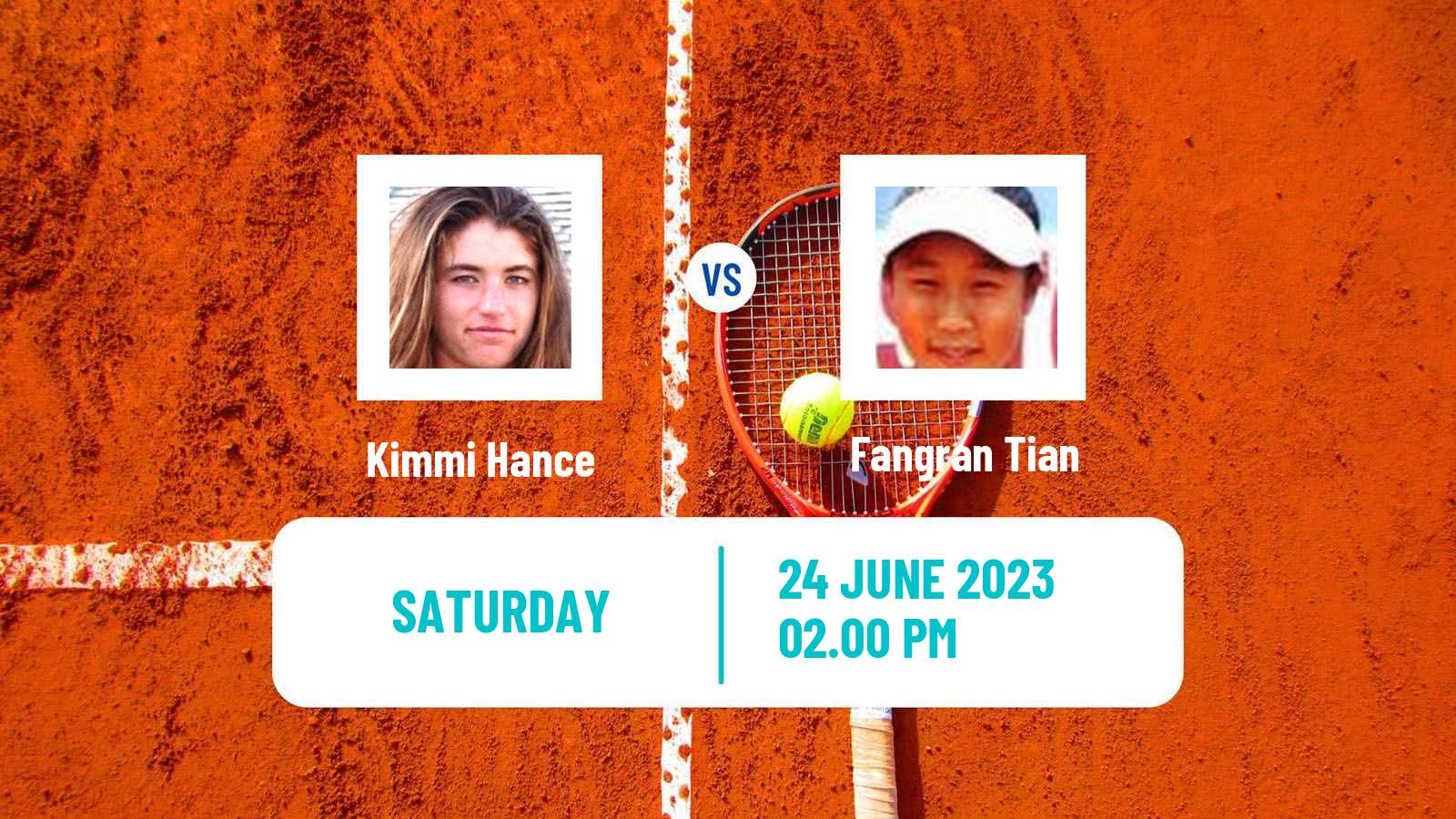 Tennis ITF W15 Los Angeles Ca Women Kimmi Hance - Fangran Tian