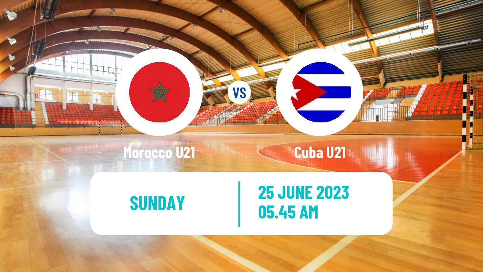 Handball World Championship U21 Handball Morocco U21 - Cuba U21