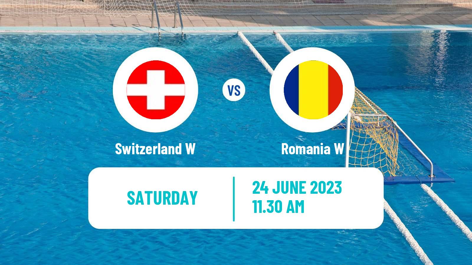 Water polo European Championship Water Polo Women Switzerland W - Romania W