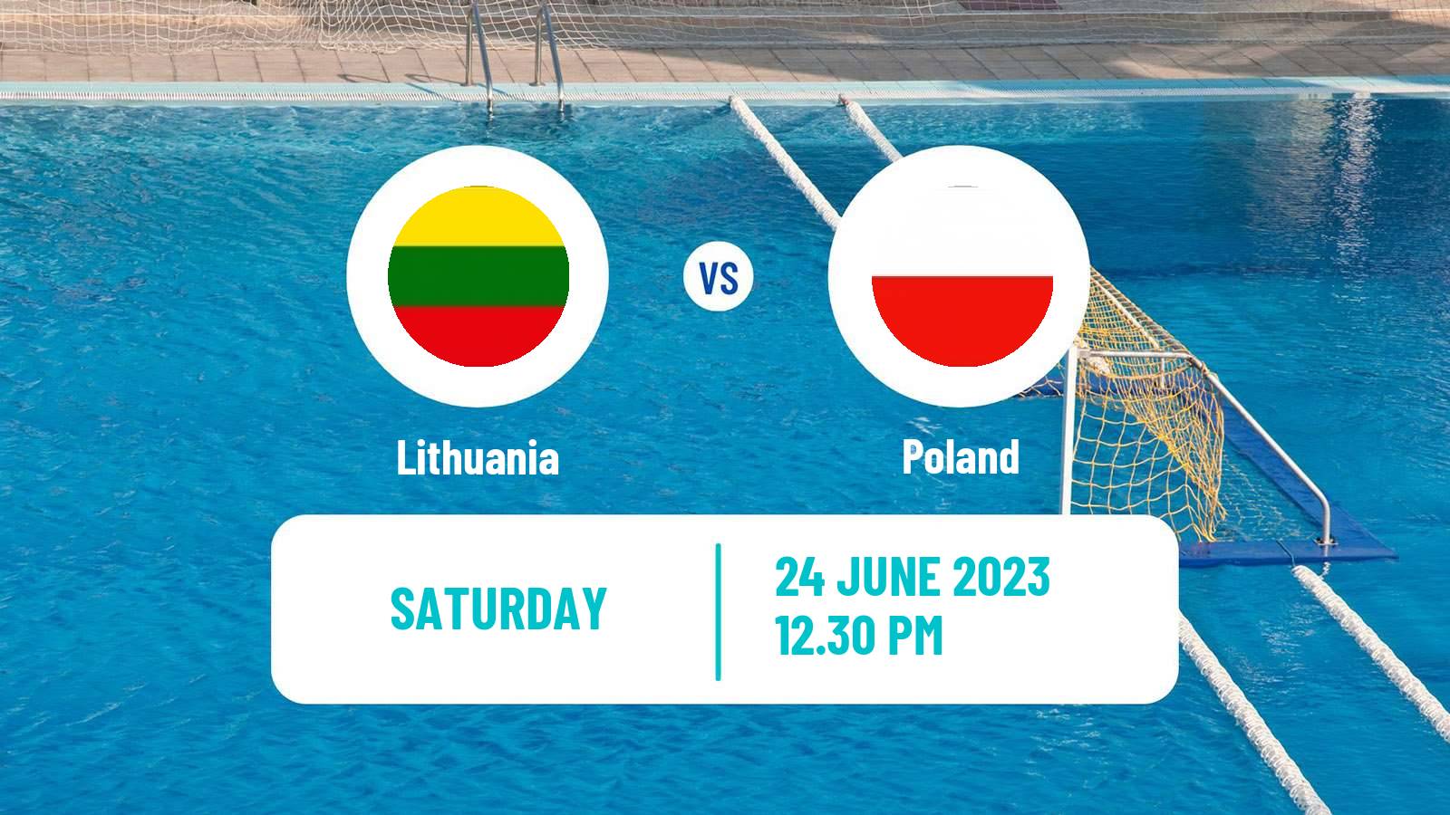 Water polo European Championship Water Polo Lithuania - Poland