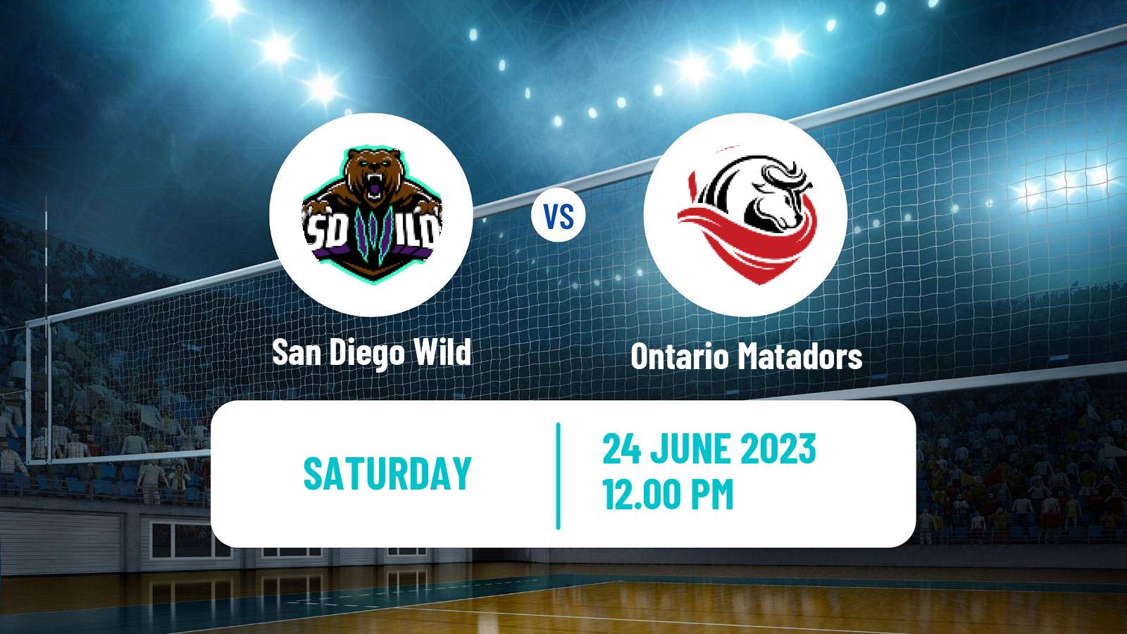 Volleyball NVA San Diego Wild - Ontario Matadors