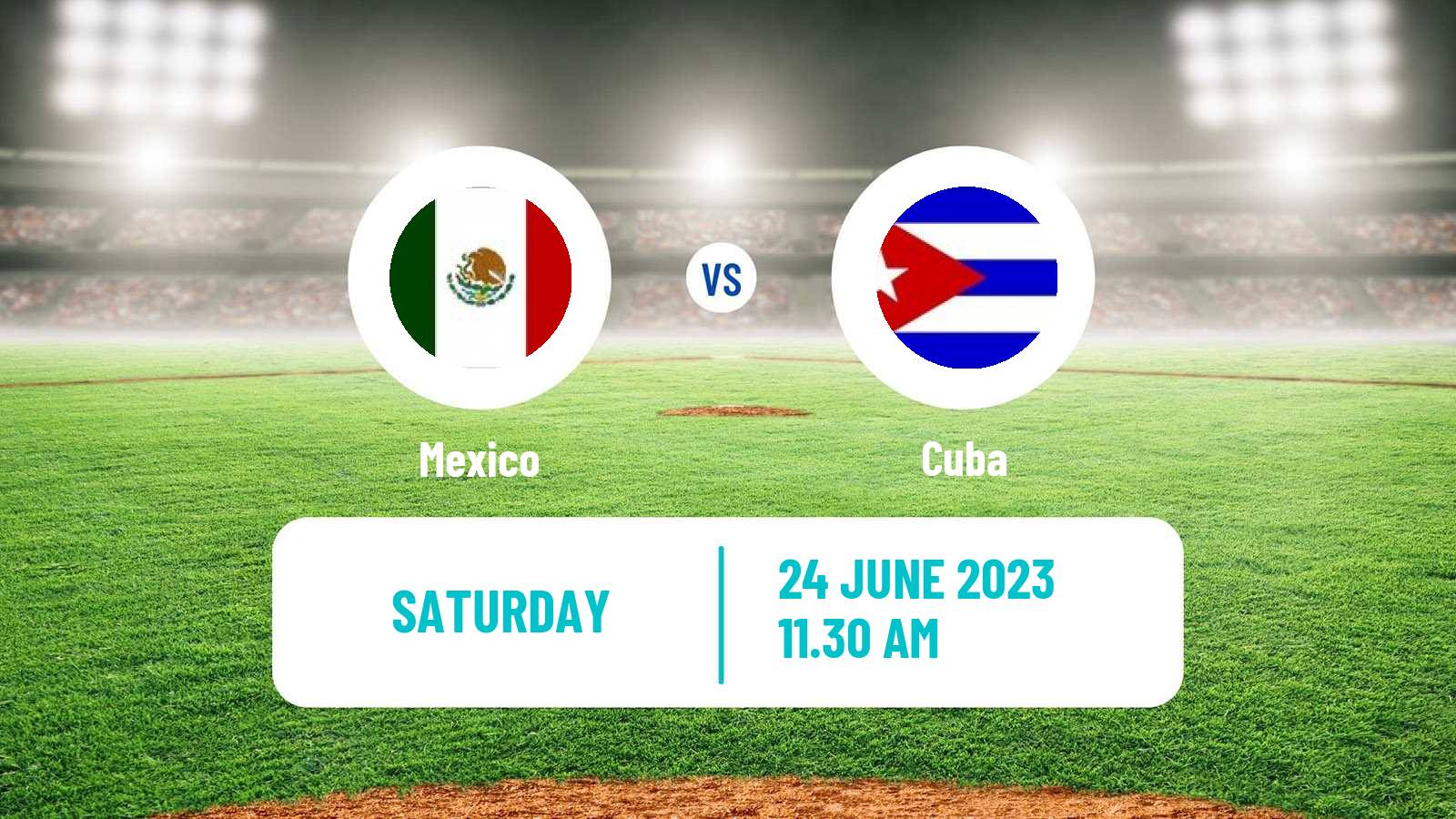 Baseball Central American and Caribbean Games Baseball Mexico - Cuba