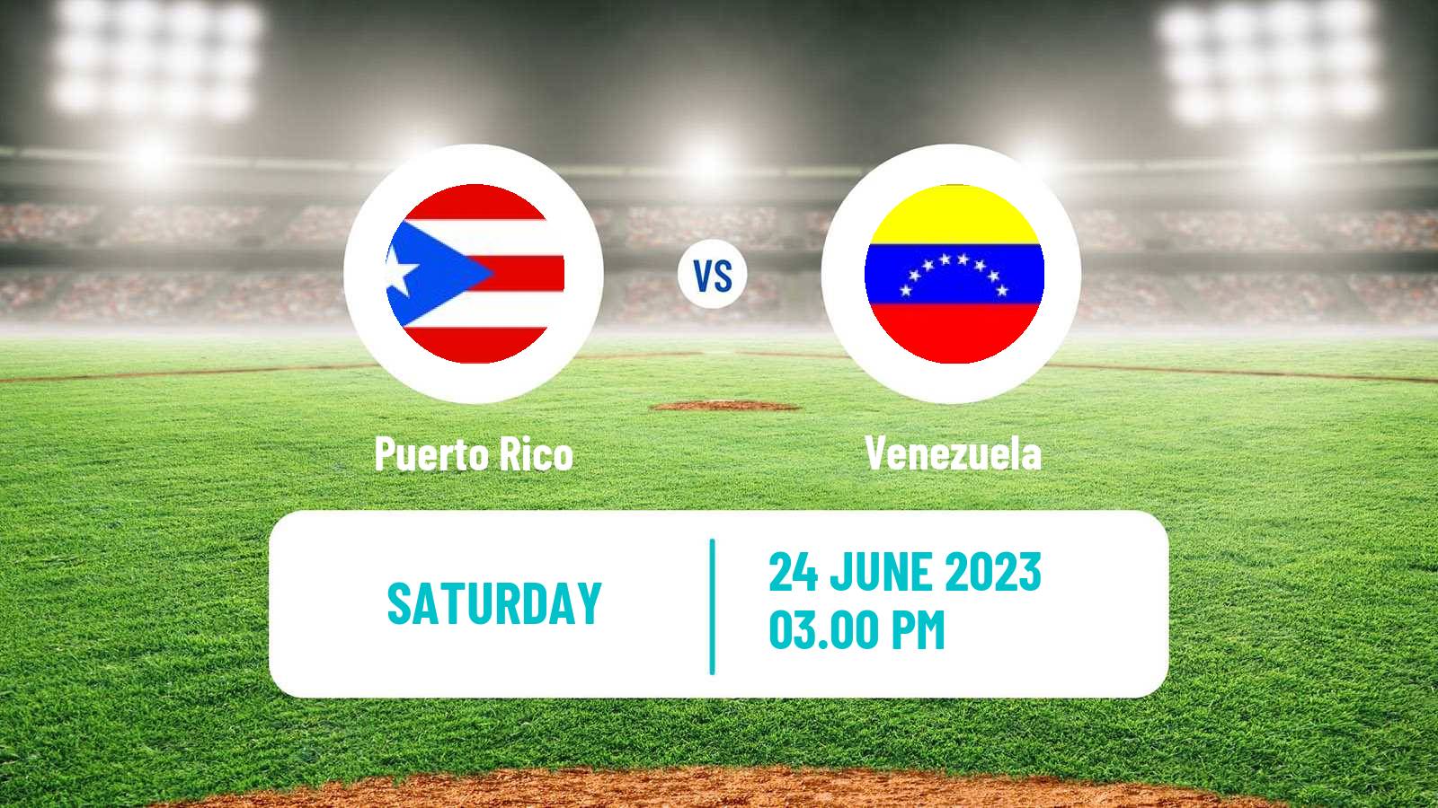 Baseball Central American and Caribbean Games Baseball Puerto Rico - Venezuela