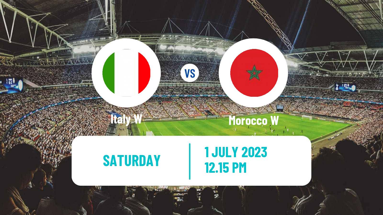 Soccer Friendly International Women Italy W - Morocco W