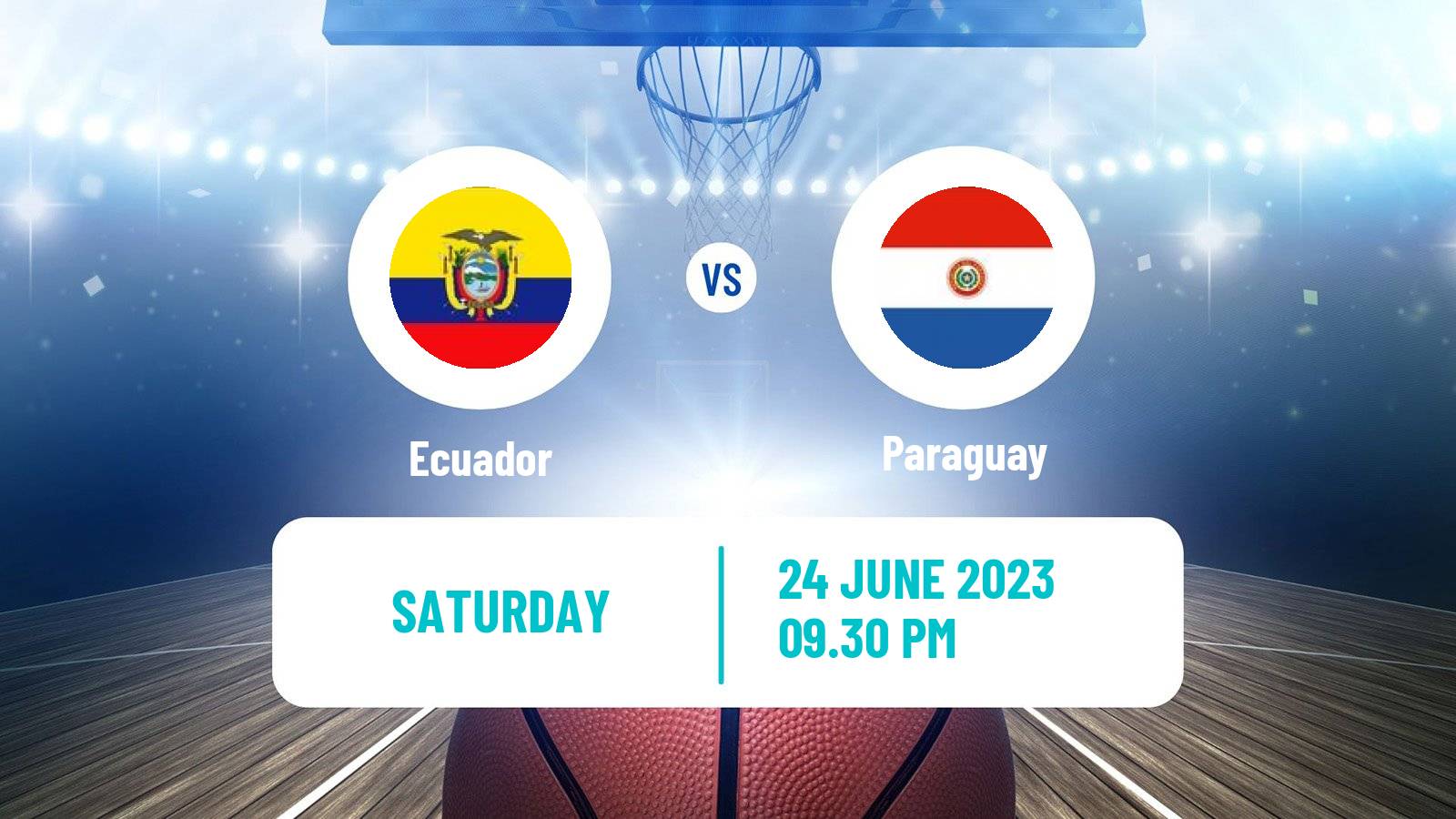 Basketball AmeriCup Basketball Ecuador - Paraguay