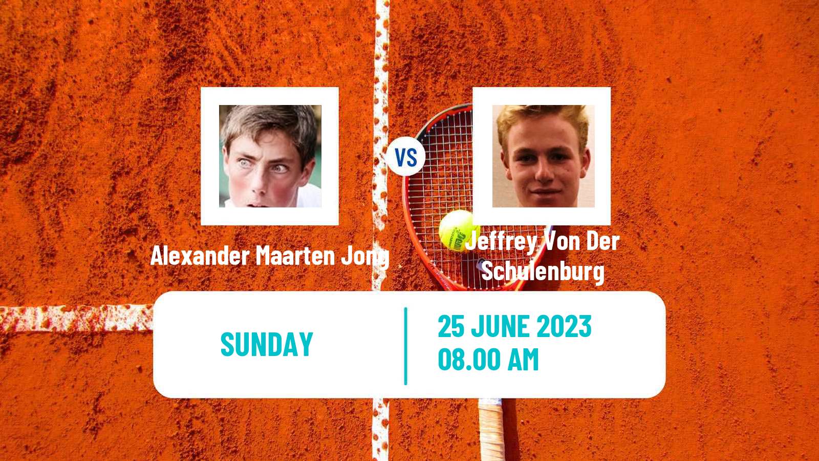 Tennis ITF M15 Saarlouis Men Alexander Maarten Jong - Jeffrey Von Der Schulenburg