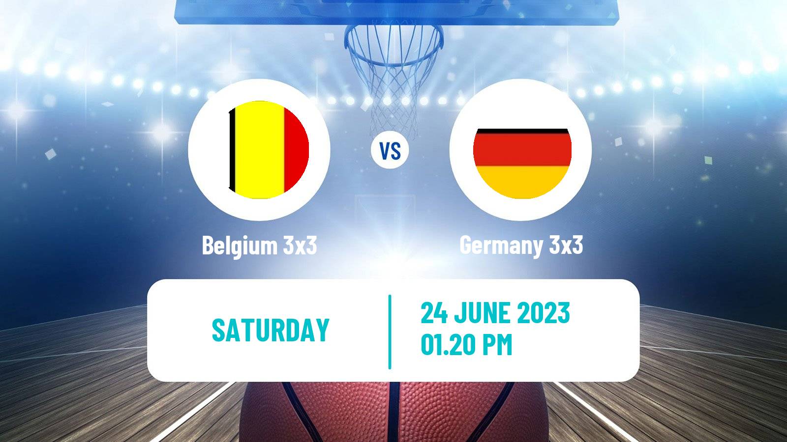 Basketball European Games 3x3  Belgium 3x3 - Germany 3x3