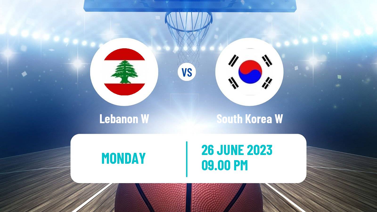 Basketball Asia Cup Basketball Women Lebanon W - South Korea W