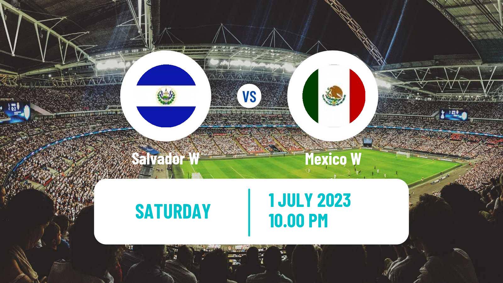 Soccer Central American and Caribbean Games Women Salvador W - Mexico W
