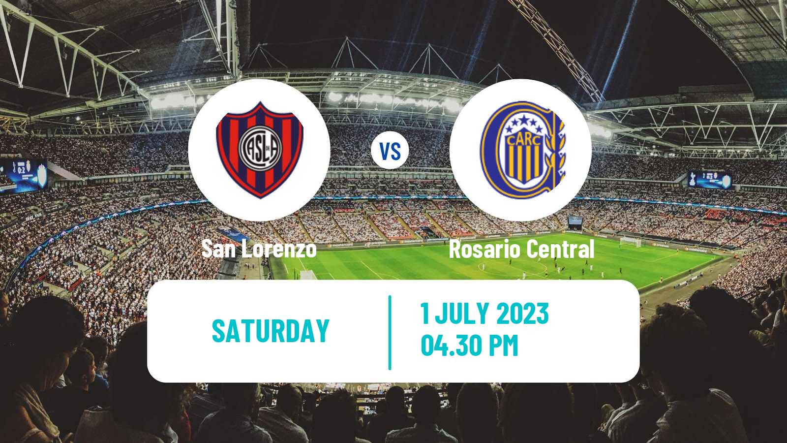 Soccer Argentinian Liga Profesional San Lorenzo - Rosario Central