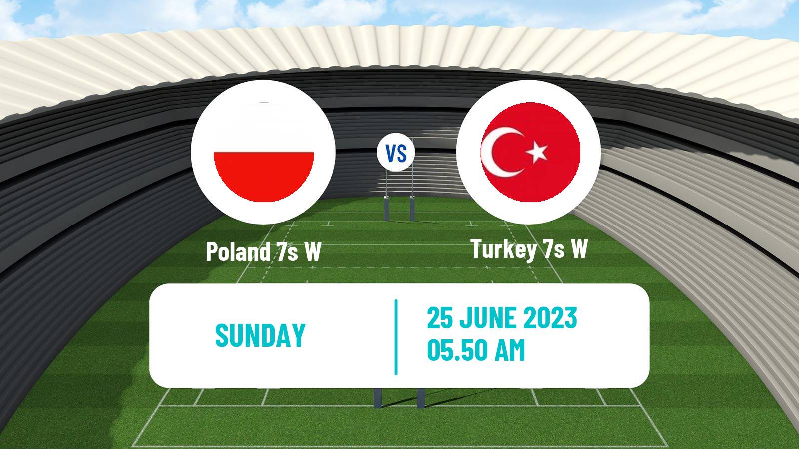 Rugby union European Games 7s Rugby Women Poland 7s W - Turkey 7s W