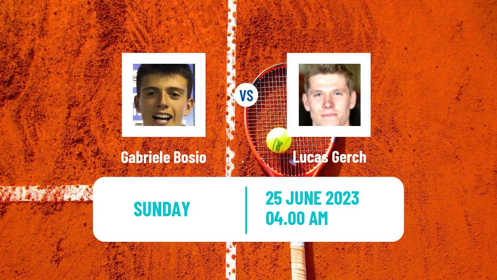 Tennis Modena Challenger Men Gabriele Bosio - Lucas Gerch
