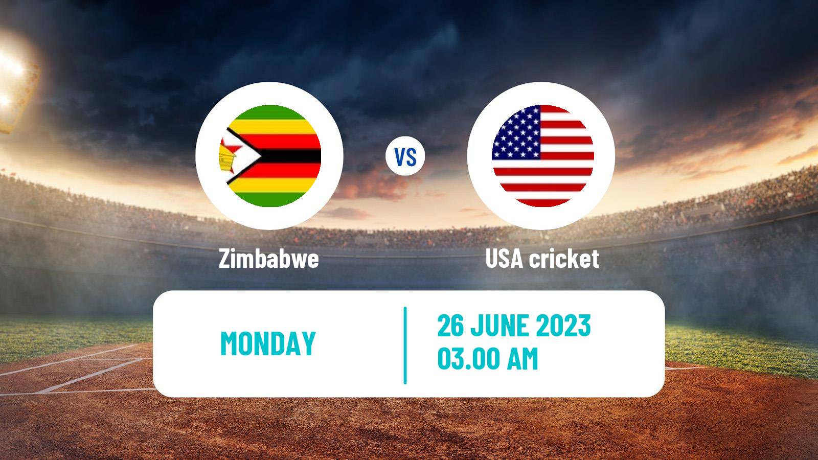 Cricket ICC World Cup Zimbabwe - USA