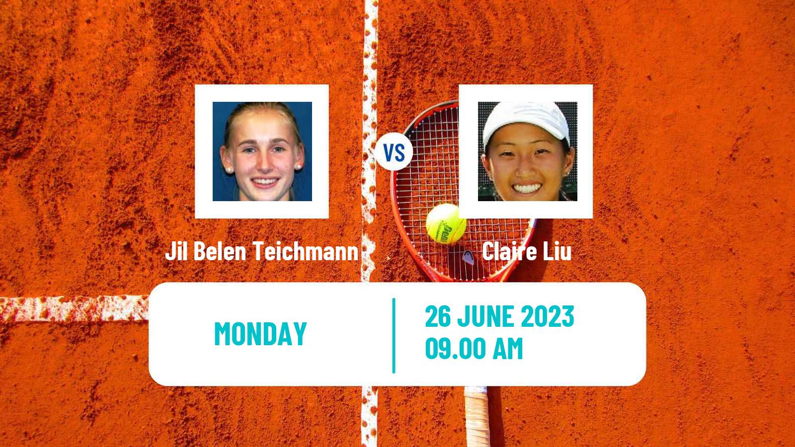Tennis WTA Bad Homburg Jil Belen Teichmann - Claire Liu