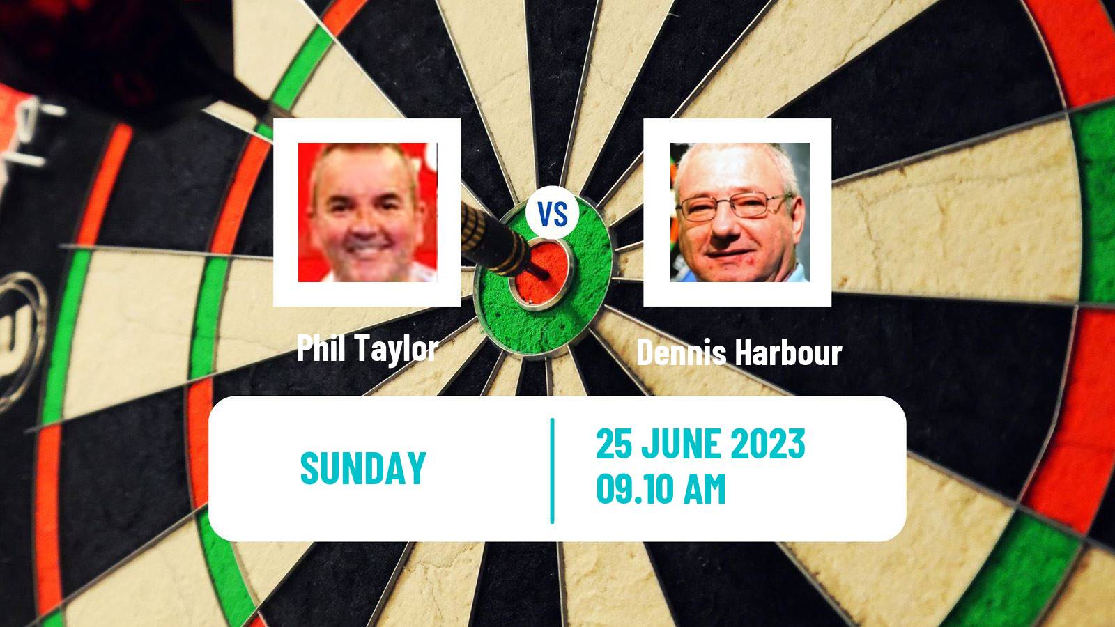 Darts World Seniors Masters Phil Taylor - Dennis Harbour