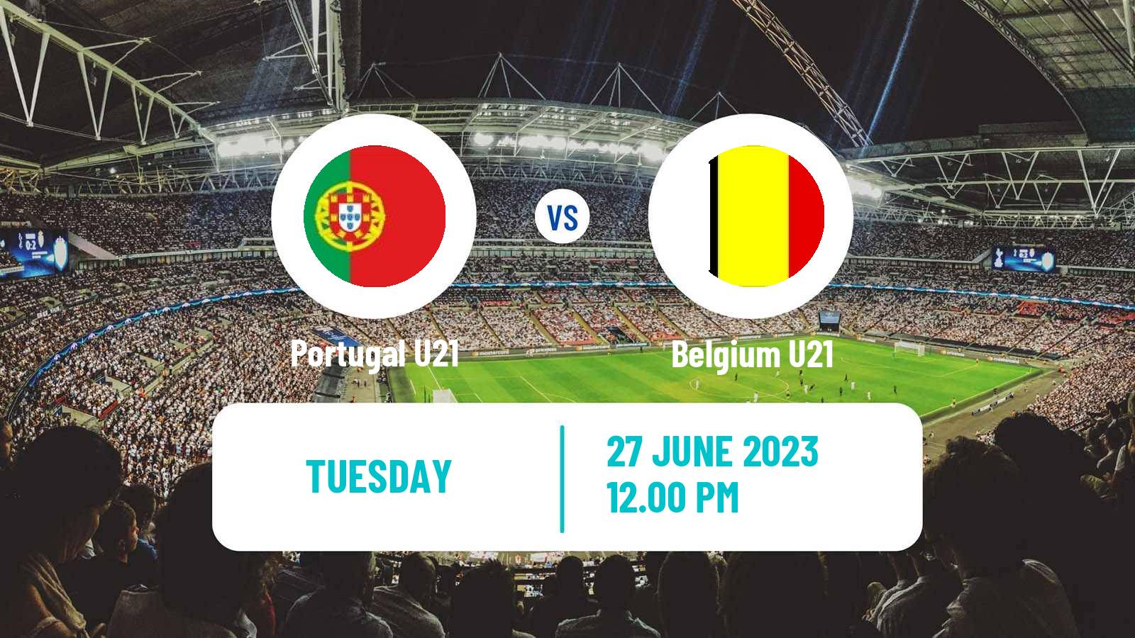 Soccer UEFA Euro U21 Portugal U21 - Belgium U21