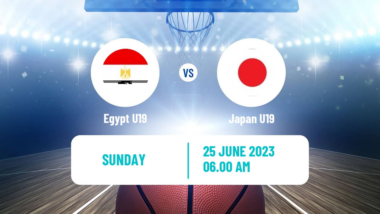 Basketball World Championship U19 Basketball Egypt U19 - Japan U19